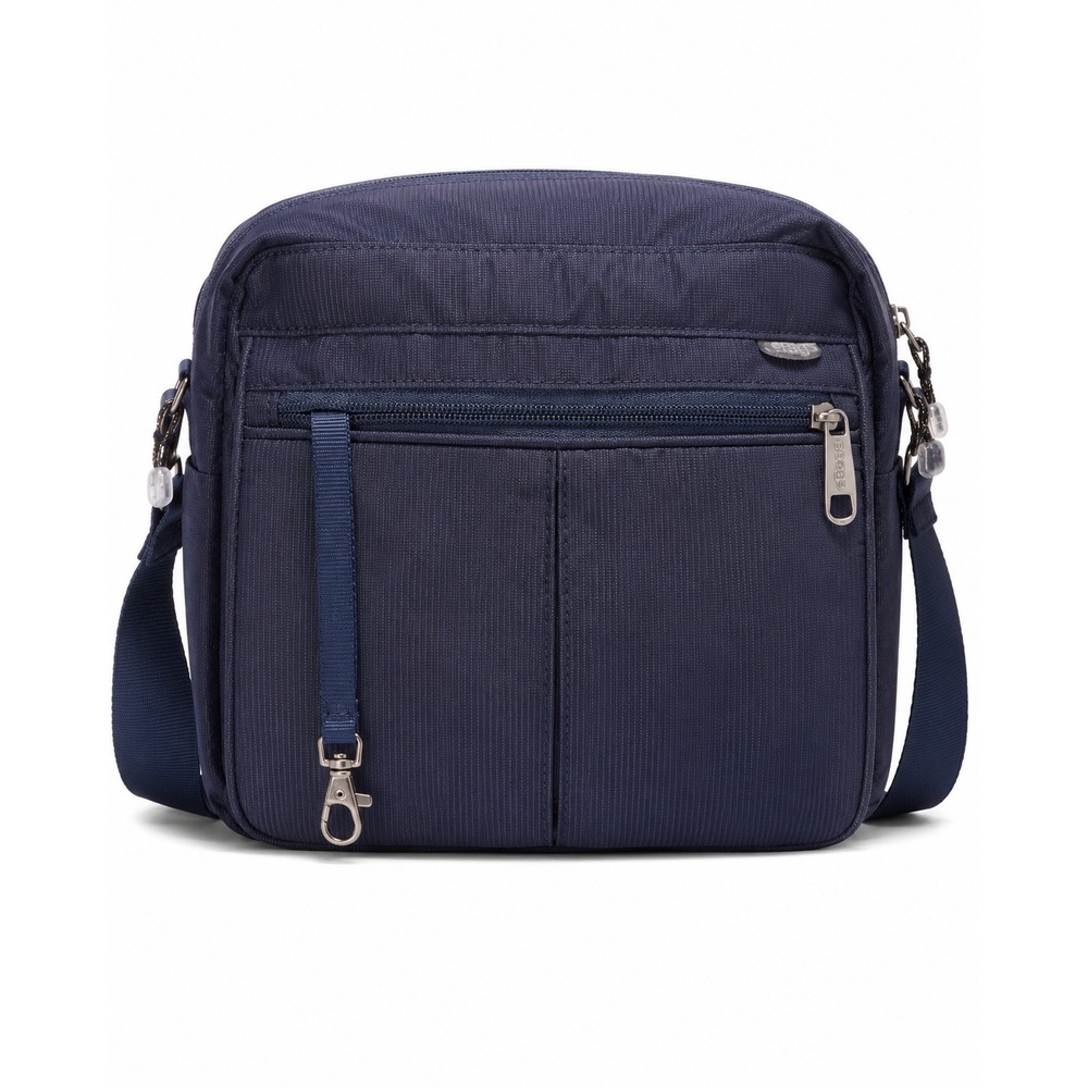eBags Piazza Day Bag Crossbody Travel Purse Navy Blue Nylon Lightweight Travel - Picture 6 of 7